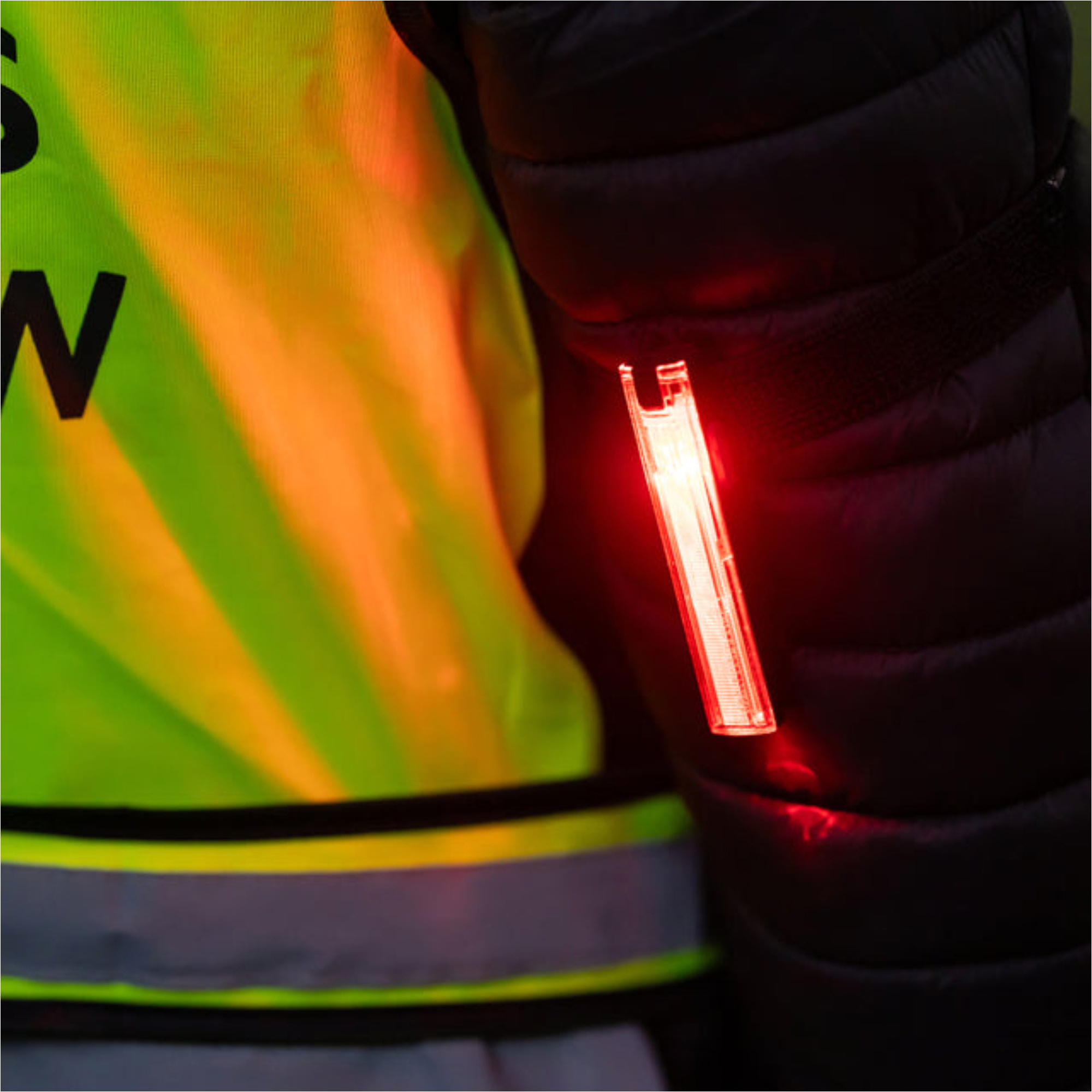 2025 Woof Wear 3-In-1 Rider Safety Lights WS0048 - Red / White